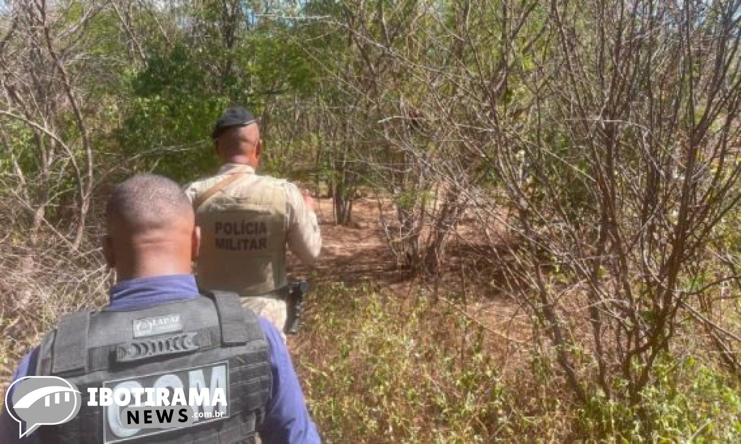IBOTIRAMA - Duas ossadas humanas são encontradas em área de mato.