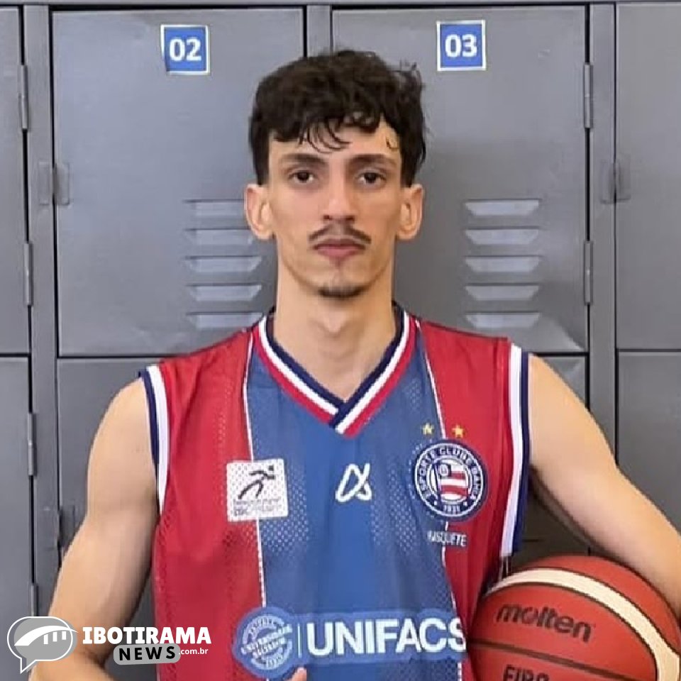 Atleta de basquete Ibotiramense foi aprovado no projeto EC Bahia/Px Finance/UNIFACS.