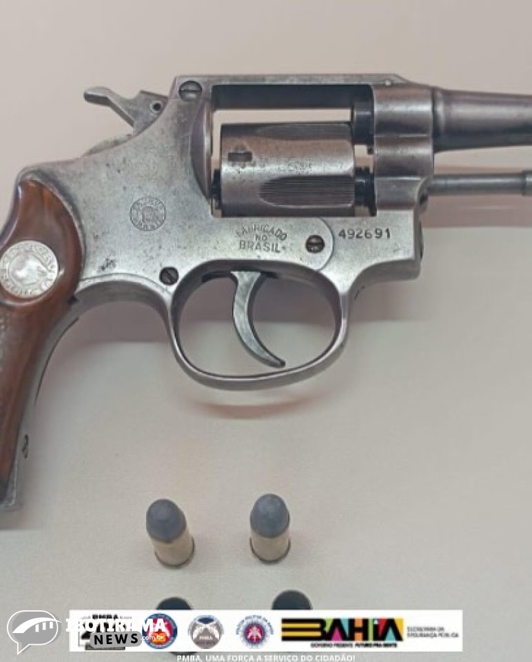 OLIVEIRA DOS BREJINHOS - POLÍCIA MILITAR PRENDE HOMEM APÓS TENTAR TIRAR A VIDA DE DUAS PESSOAS.