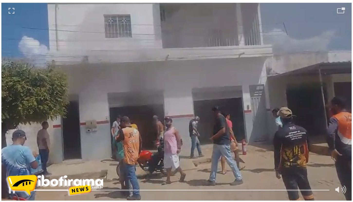 Javi:  Incêndio em loja de peças e acessórios