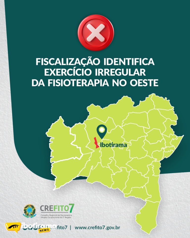 Ibotirama: Mulher é flagrada atuando ilegalmente como fisioterapeuta apos fiscalização