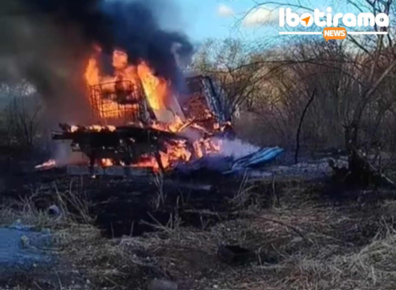 Ipupiara: Explosão em caminhão de perfuração deixa um morto e um ferido