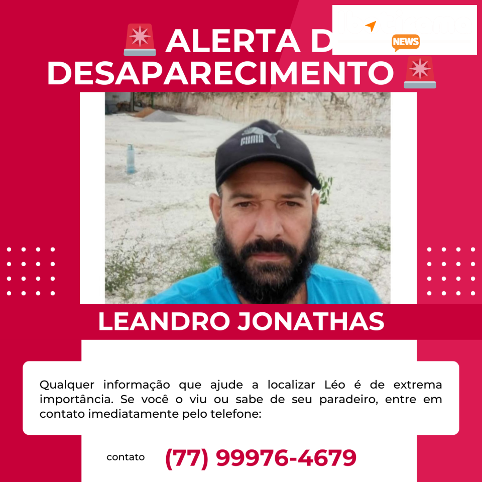ALERTA DE DESAPARECIMENTO
