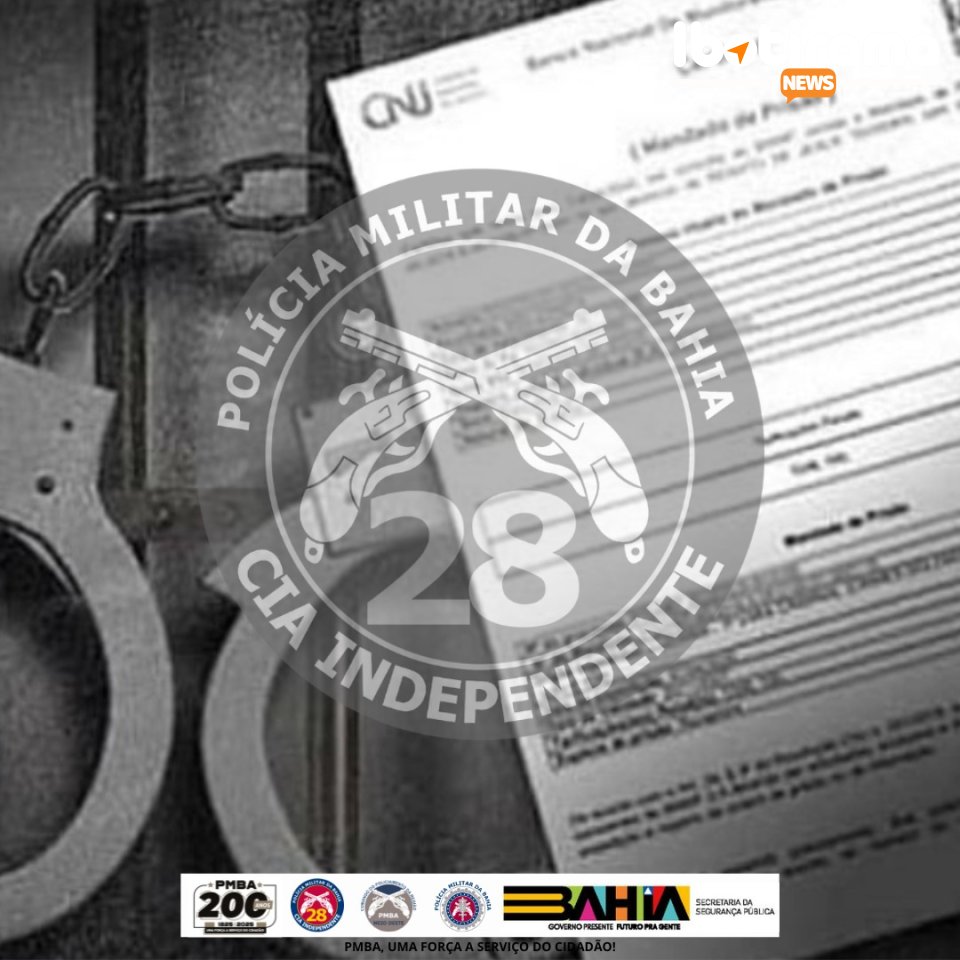 OLIVEIRA DOS BREJINHOS: POLÍCIA MILITAR CAPTURA DOIS HOMENS COM MANDADOS DE PRISÃO EM ABERTO